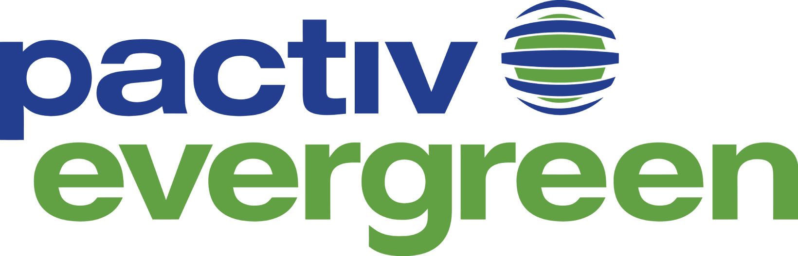 Activv Evergreen logo with a globe.