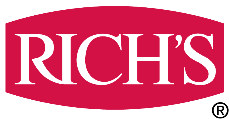 Rich's logo, red background, white letters.